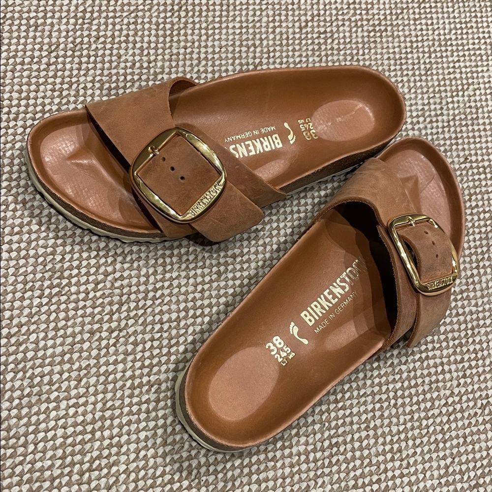 Birkenstock Madrid Big Buckle Oiled Leather - Picture 6 of 16